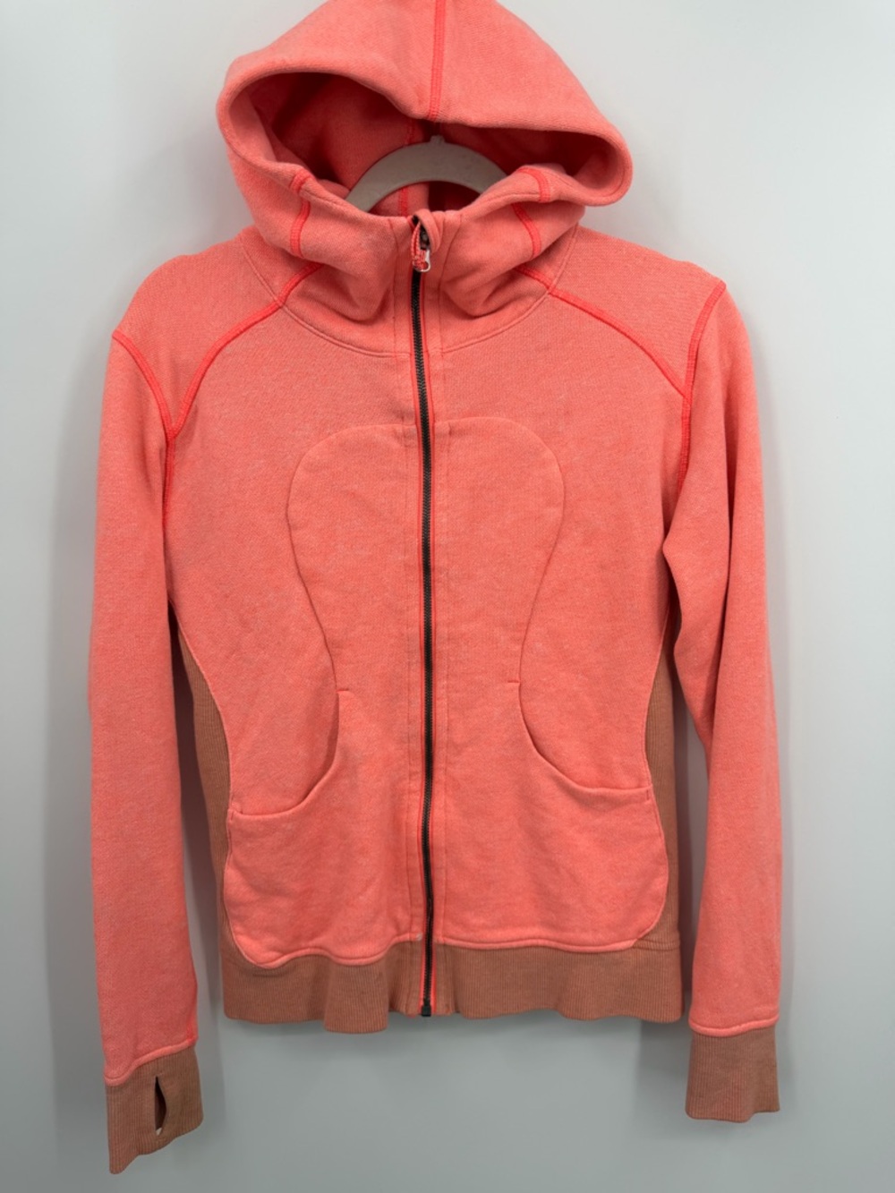 Lululemon On The Daily Hoodie | Women’s Size 4 | Heathered‎ Grapefruit/Peach